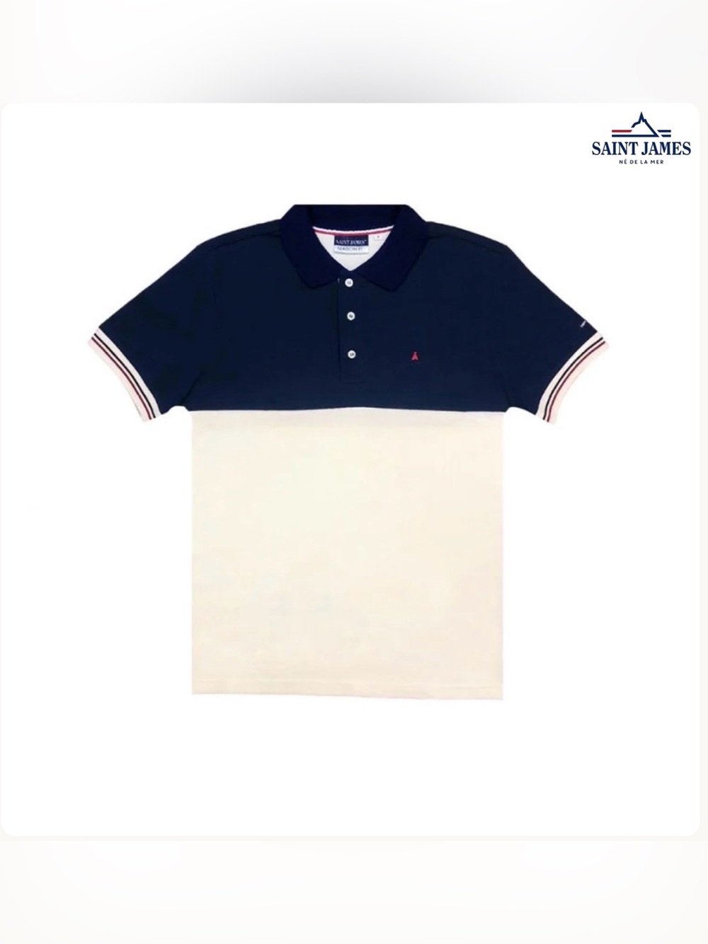 Saint James Ariel Organic Cotton Polo Shirt